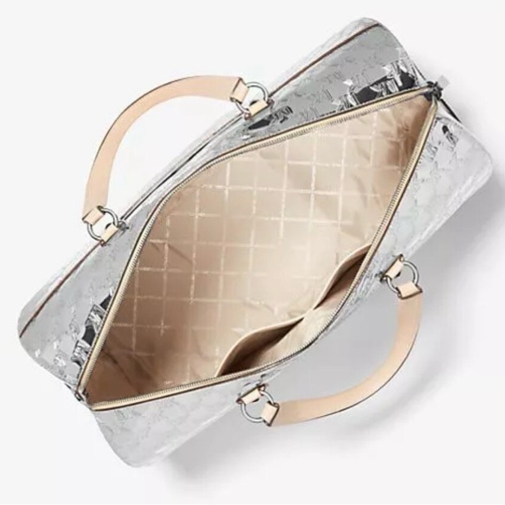 Elegant Silver Women's Handbag